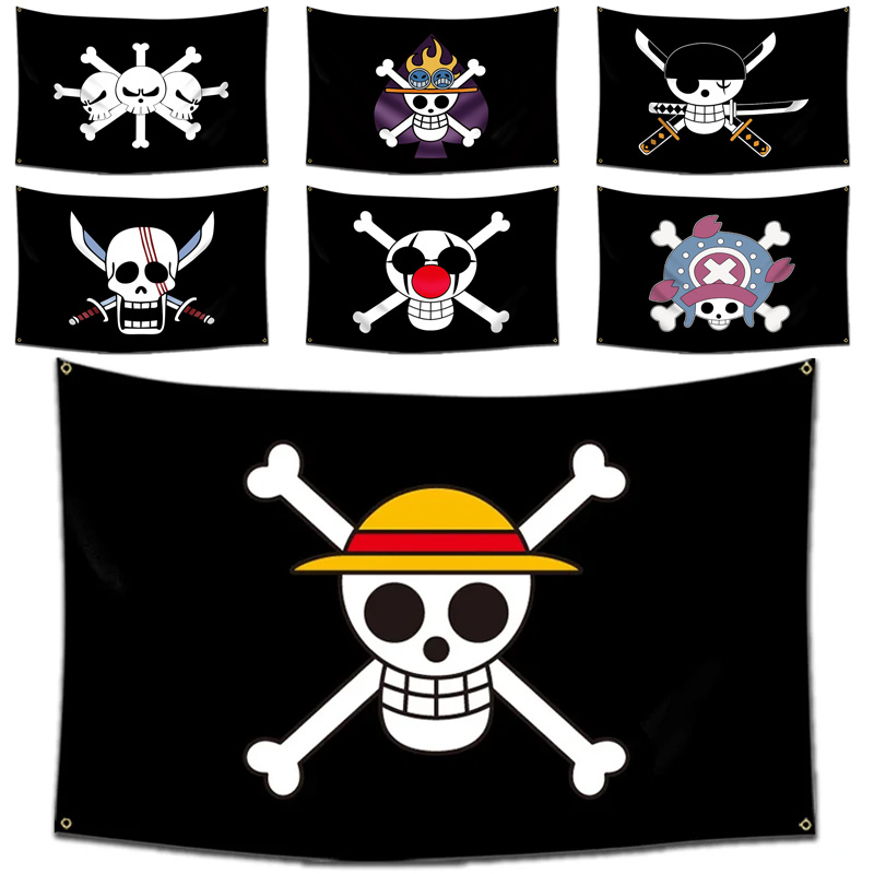 Banner Kids Toys - One Piece Jolly Roger Wall Banner