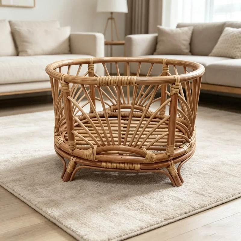 Kids Toys Store - Unisex Infant Photo Props Retro Rattan