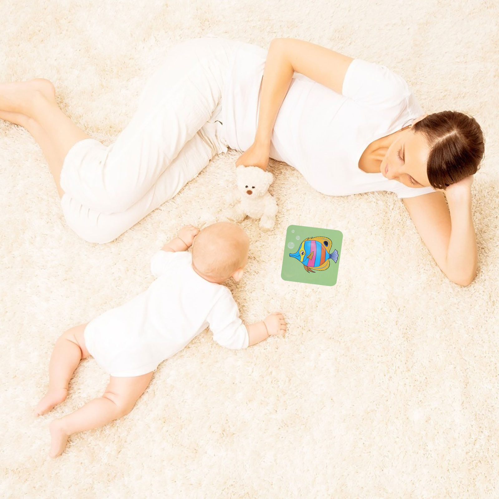 Kids Toys Learning - Visual Stimulus Cards Color Recognition Brightly