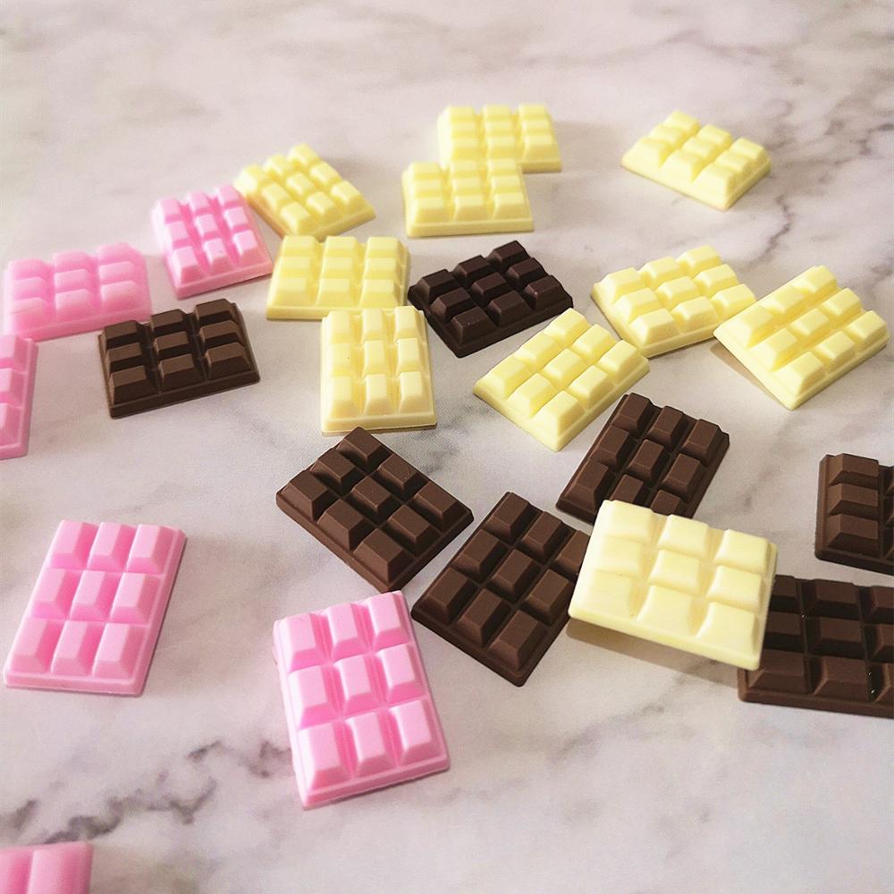Slime Making Kit - 10pcs 23*16mm Mix Chocolate Polymer Slime
