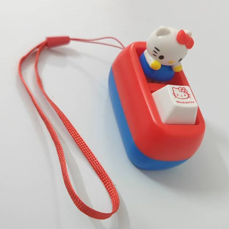 Kids Quiet Toys - Hello Kitty Recordable Voice Button Keychain
