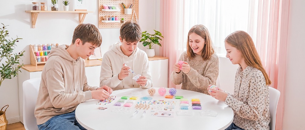 Slime Making Kit - 6cm Ball Skins DIY Stress Ball