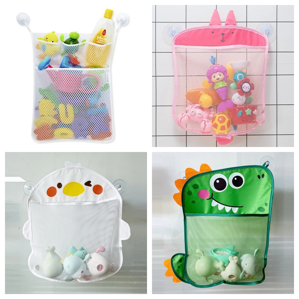Kids Storage Toys - Baby Bathroom Mesh Bag Cartoon Animal