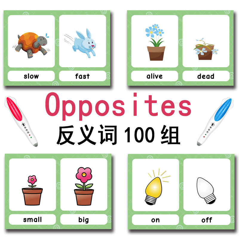 The 100 Groups Opposites Flash - Card Game Kids ulasan dan harga