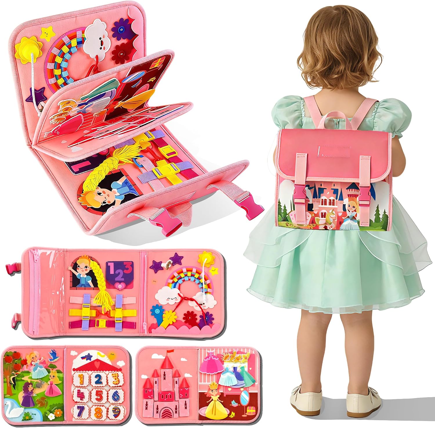 Fun Princess Castle Activity B - Kids Quiet Toys ulasan dan harga