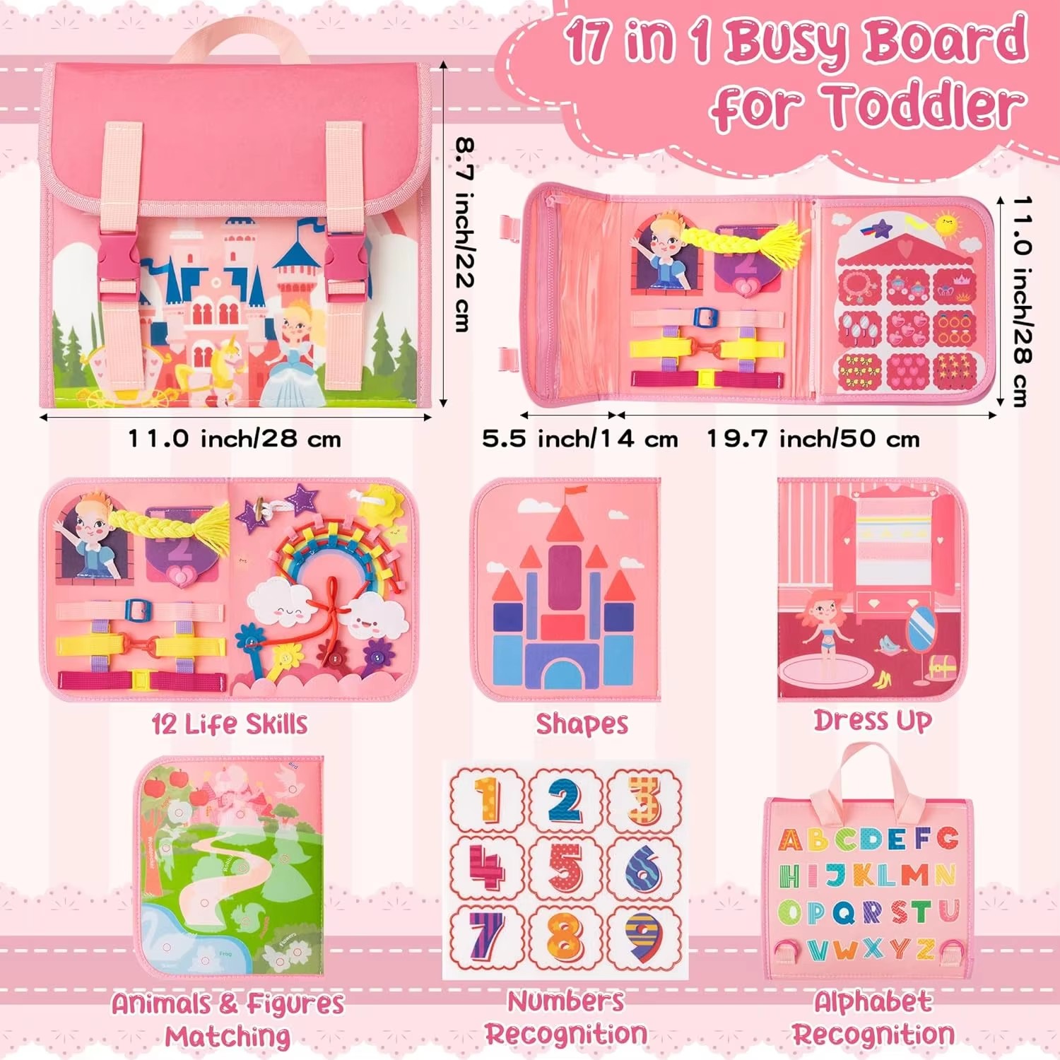 Fun Princess Castle Activity B - Kids Quiet Toys ulasan dan harga
