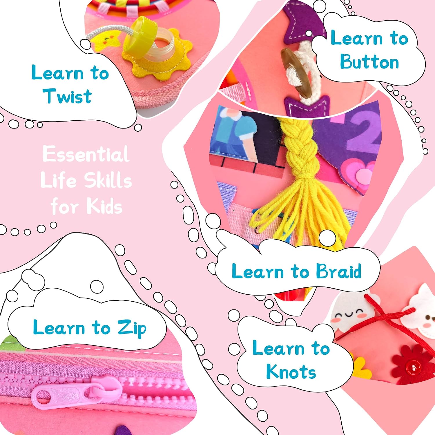 Fun Princess Castle Activity B - Kids Quiet Toys ulasan dan harga