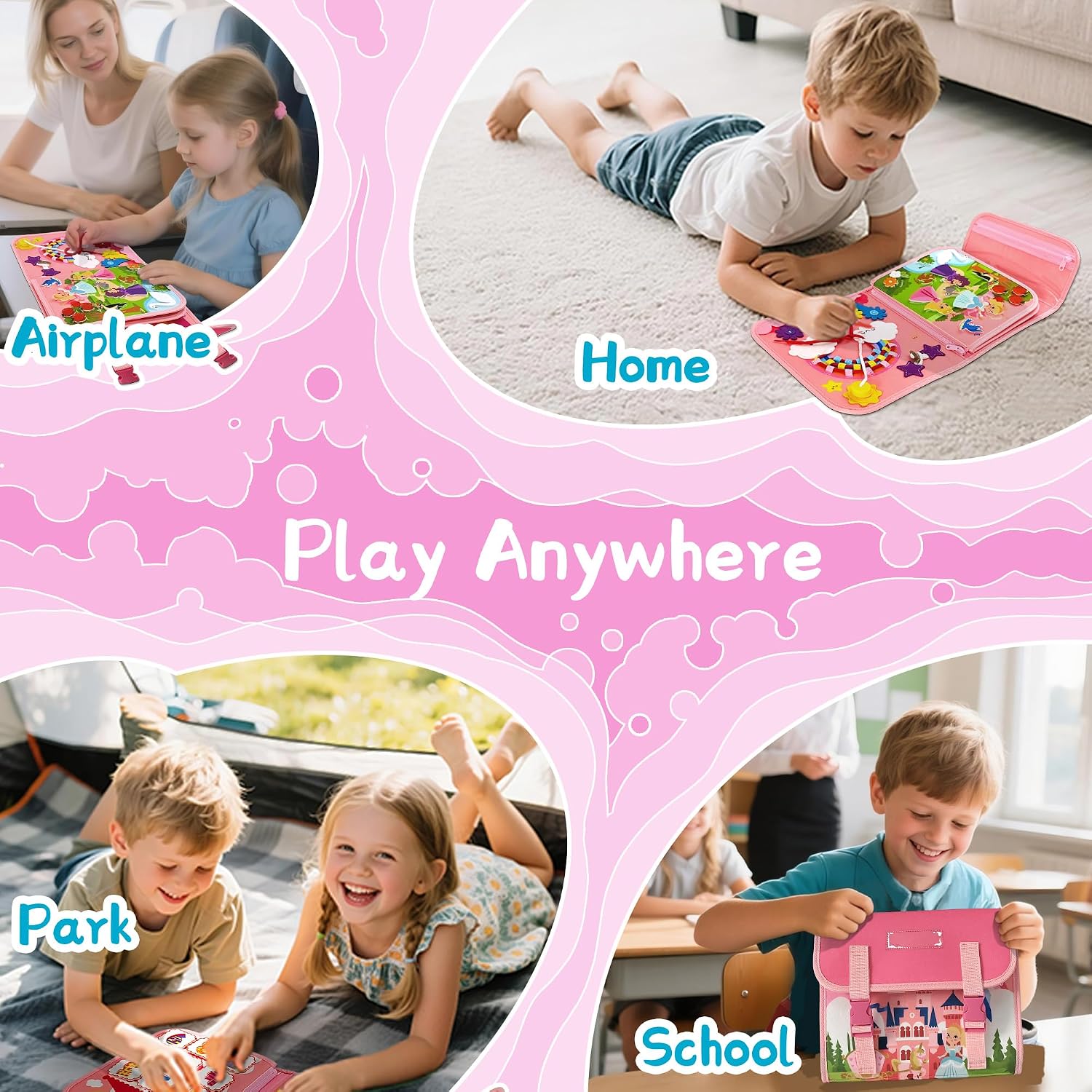 Fun Princess Castle Activity B - Kids Quiet Toys ulasan dan harga