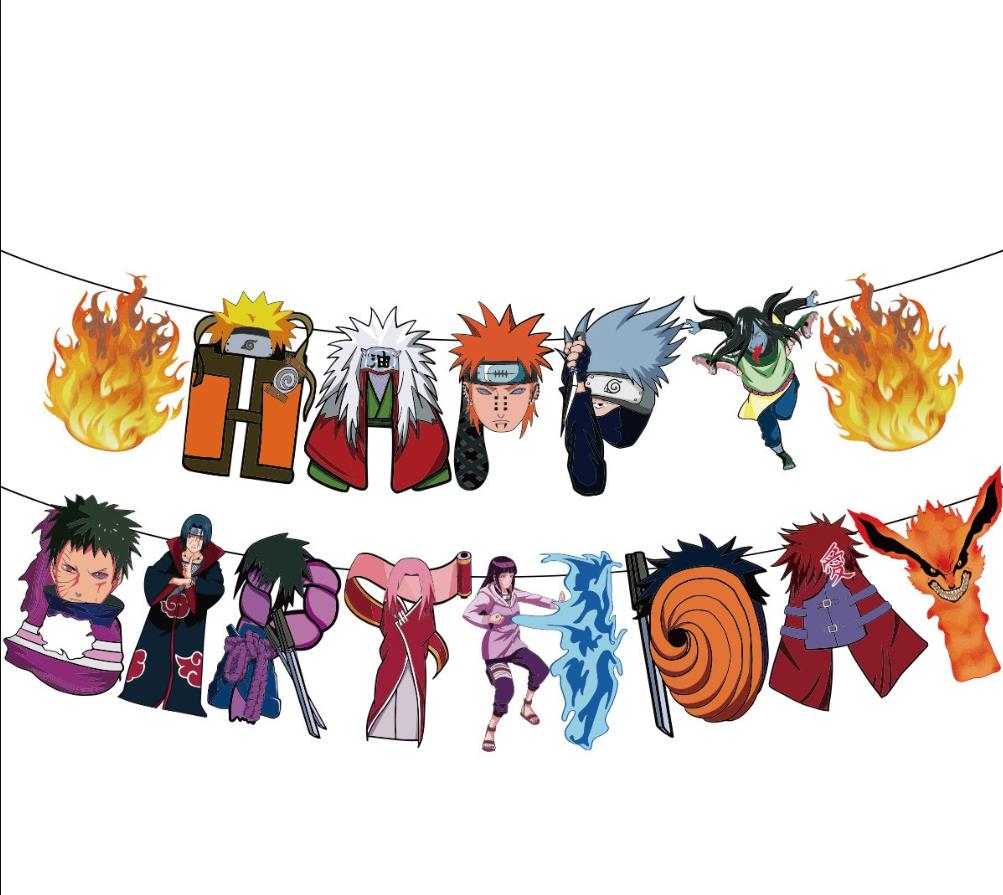 Naruto Kakashi Balloons Uchiha - Banner Kids Toys ulasan dan harga