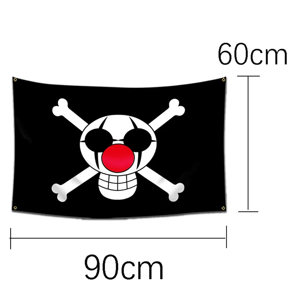 One Piece Jolly Roger Wall Ban - Banner Kids Toys ulasan dan harga