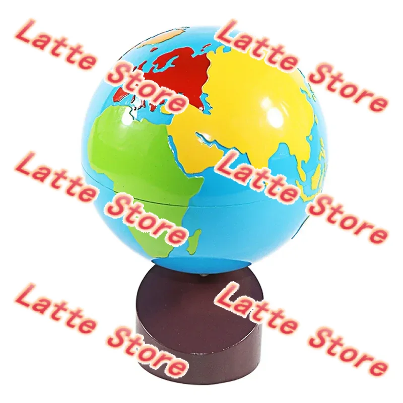 Montessori Continents Globe, W - Kids Toys Learning ulasan dan harga