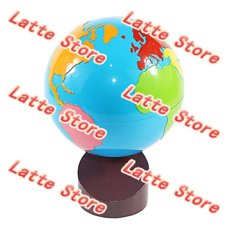 Montessori Continents Globe, W - Kids Toys Learning ulasan dan harga