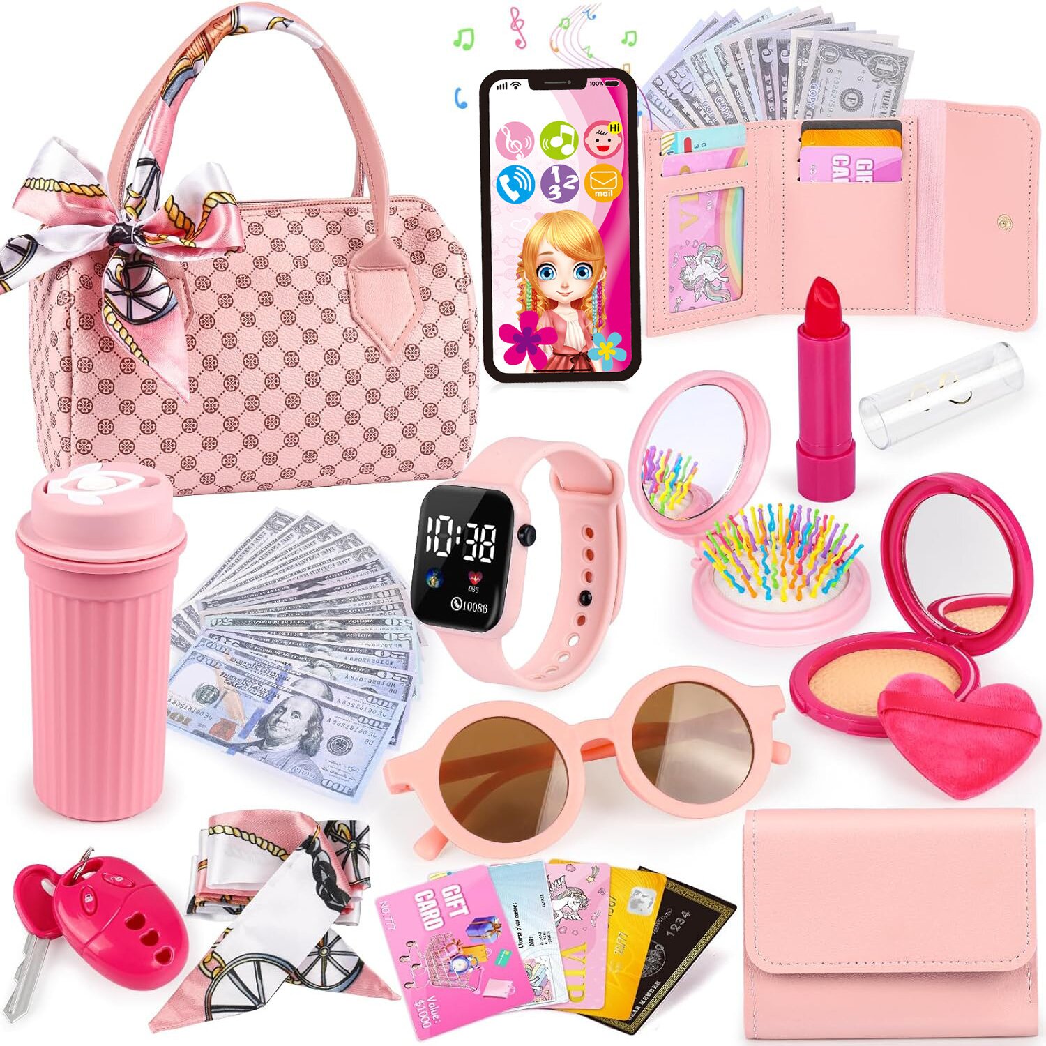 32PCS Play Purse Toddler Girls - Top Kids Xmas Toys ulasan dan harga