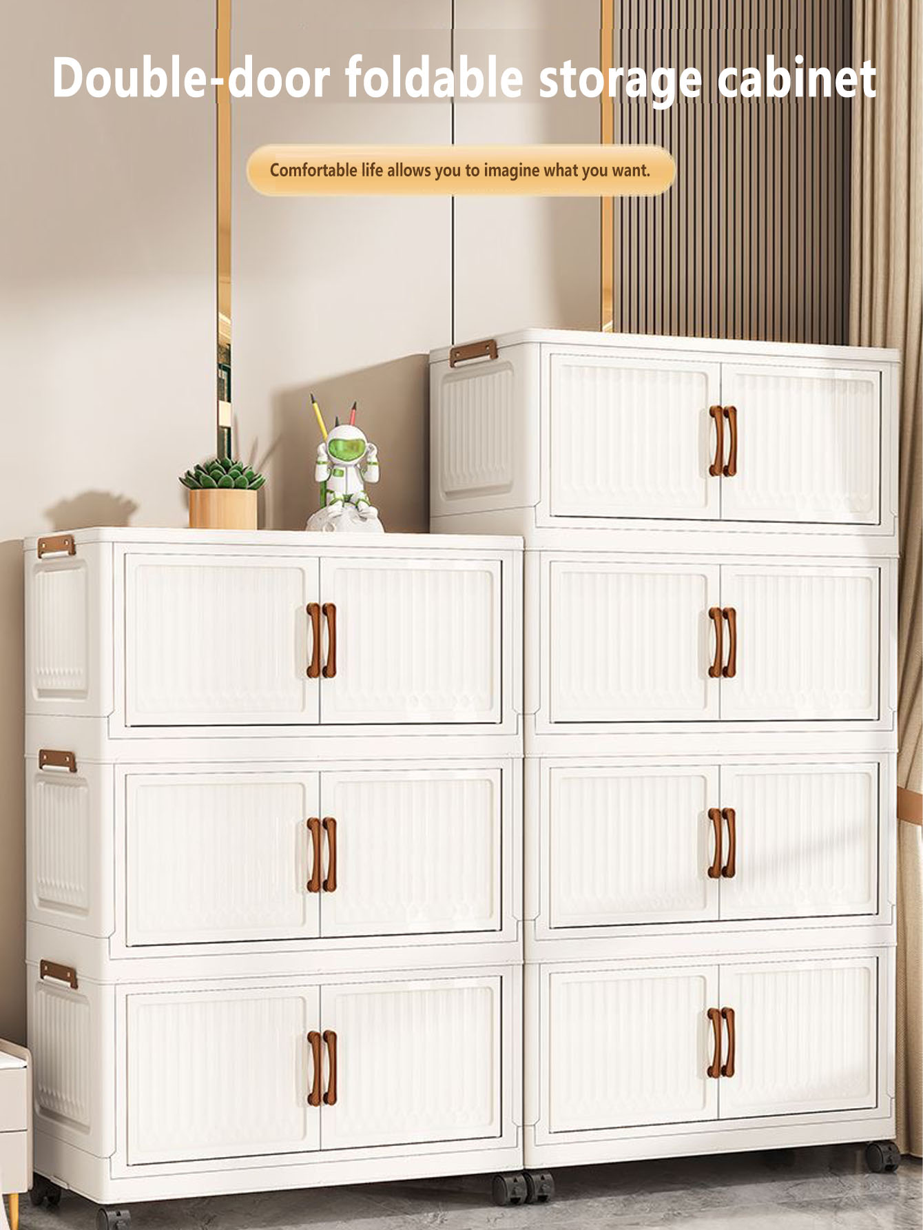 Foldable Plastic Storage Cabin - Kids Storage Toys ulasan dan harga