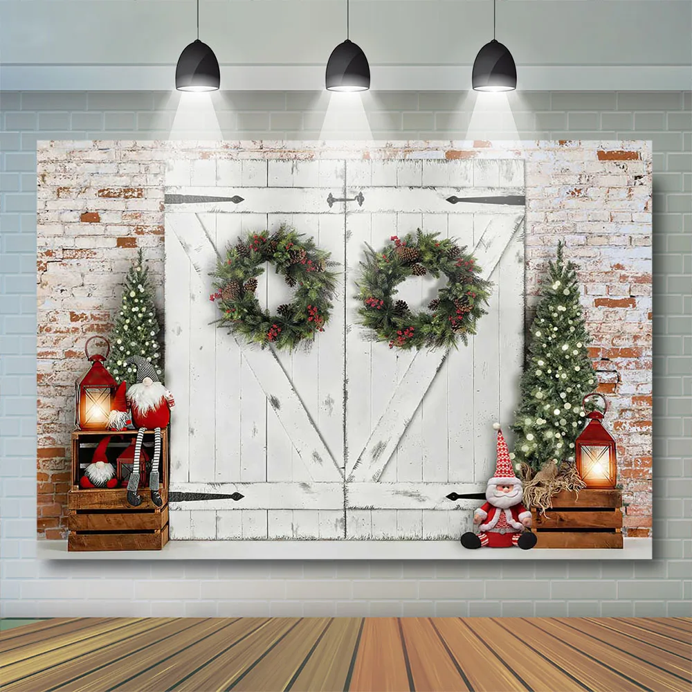 Christmas White Wood Door Back - Banner Kids Toys ulasan dan harga