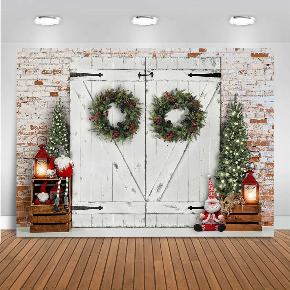 Christmas White Wood Door Back - Banner Kids Toys ulasan dan harga