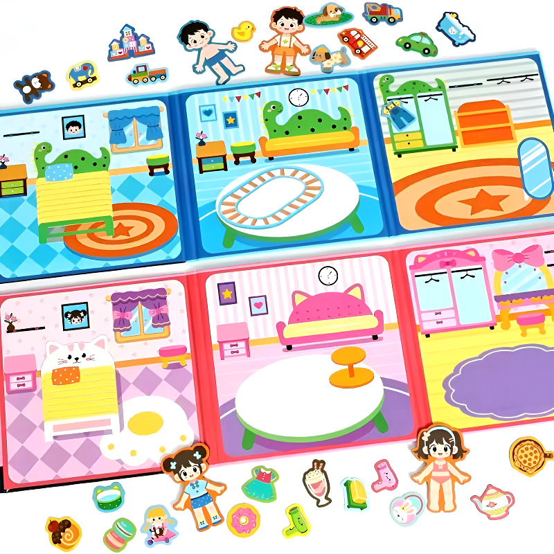 Magnetic Quiet Book for Boys G - Kids Quiet Toys ulasan dan harga