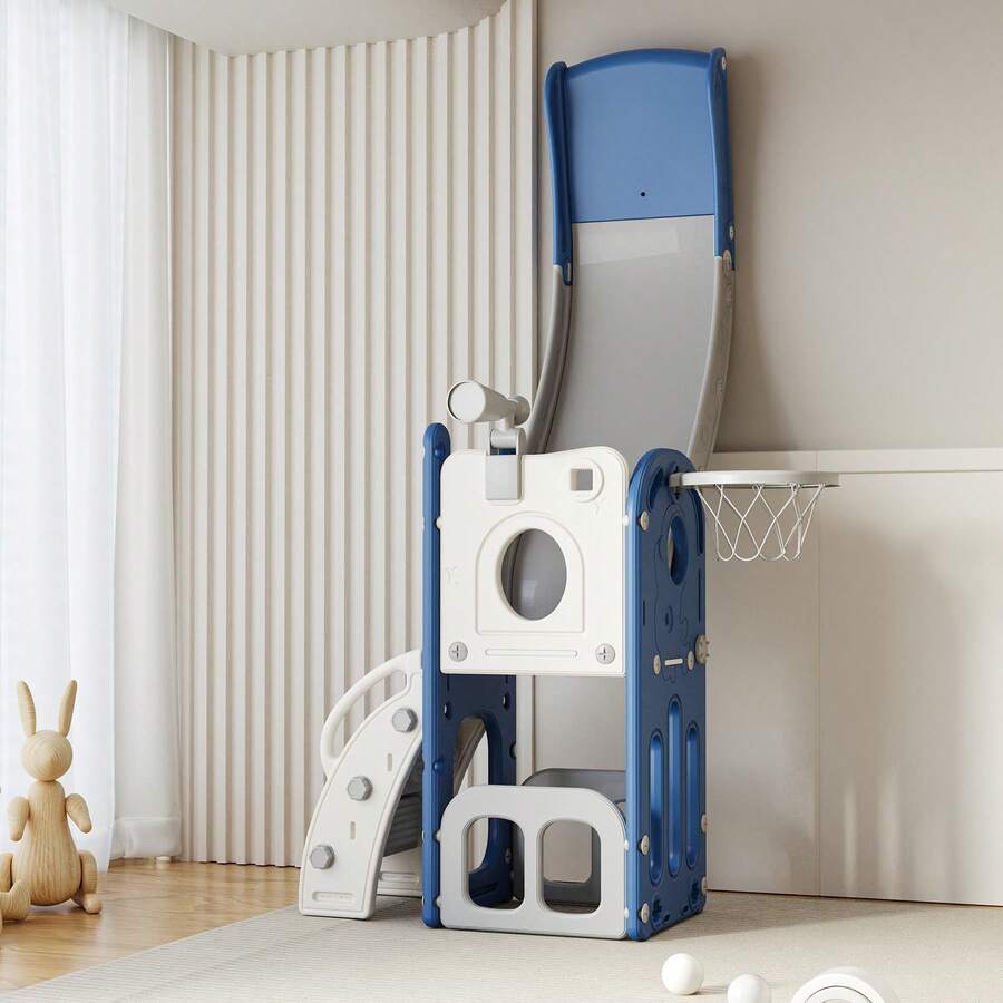Toddler Slide, Kids Slide For  - Basketball Hoop Kids Indoor ulasan dan harga