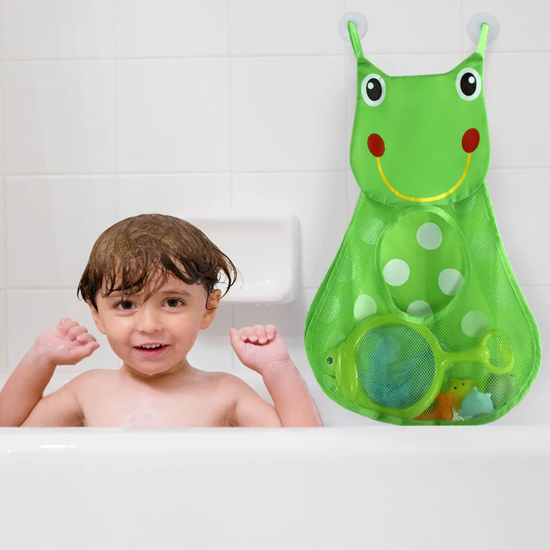 Baby Bathroom Mesh Bag Cartoon - Kids Storage Toys ulasan dan harga