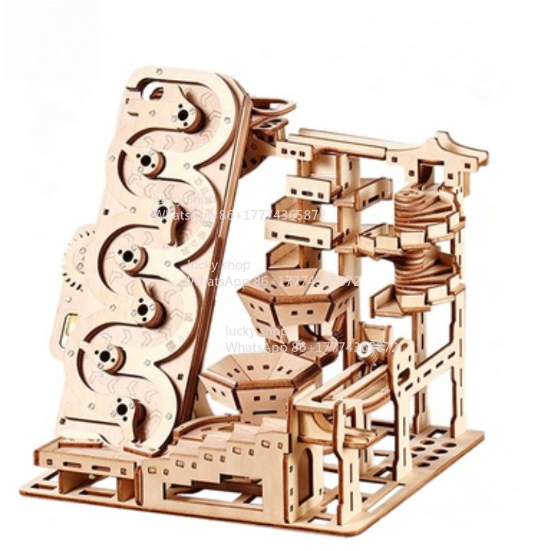Ury 3D Wooden Puzzle Electric  - Marble Run Set ulasan dan harga