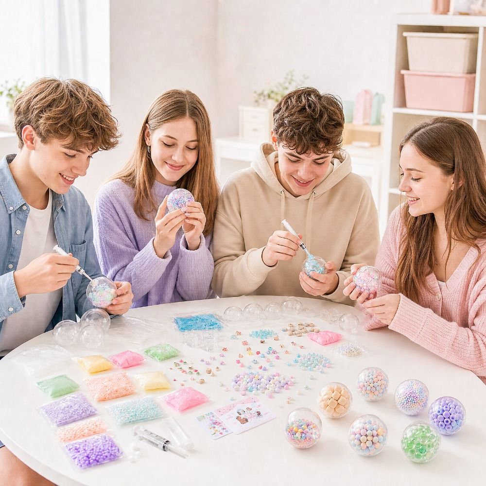 DIY 6cm Ball Skins DIY Stress  - Slime Making Kit ulasan dan harga