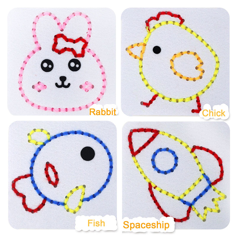Fine Motor Threading Boards fo - Kids Quiet Toys ulasan dan harga