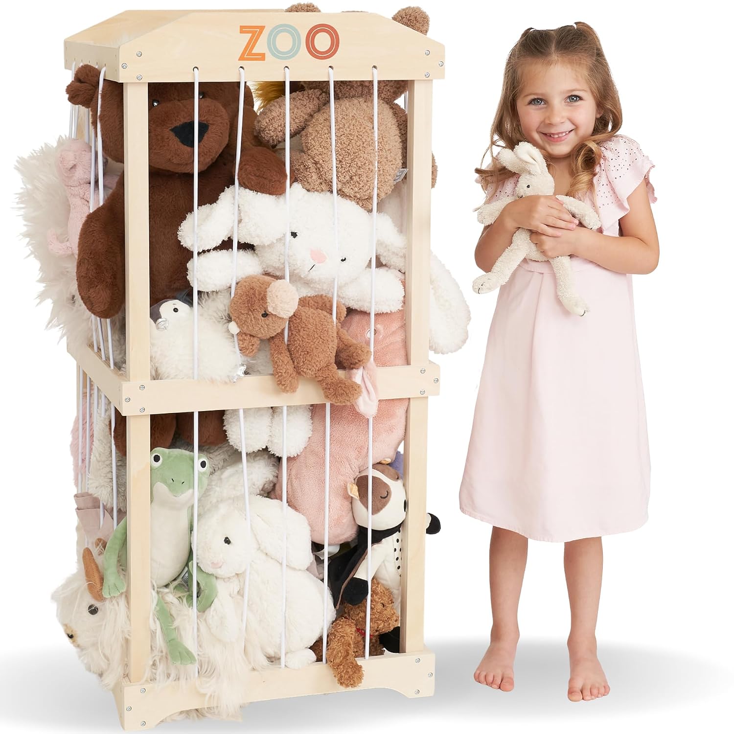 Easy Assembly Large Wooden Plu - Kids Storage Toys ulasan dan harga