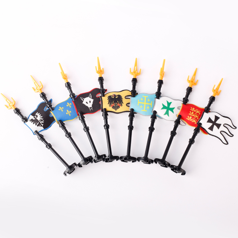 MOC Castle Flag Building Block - Banner Kids Toys ulasan dan harga