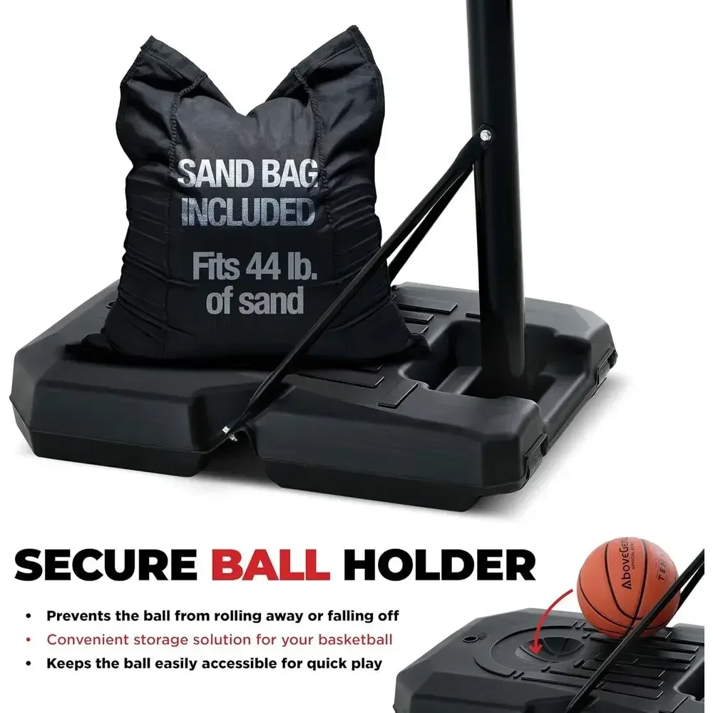 Adjustable 44 Shatterproof Bas - Basketball Hoop Kids Indoor ulasan dan harga