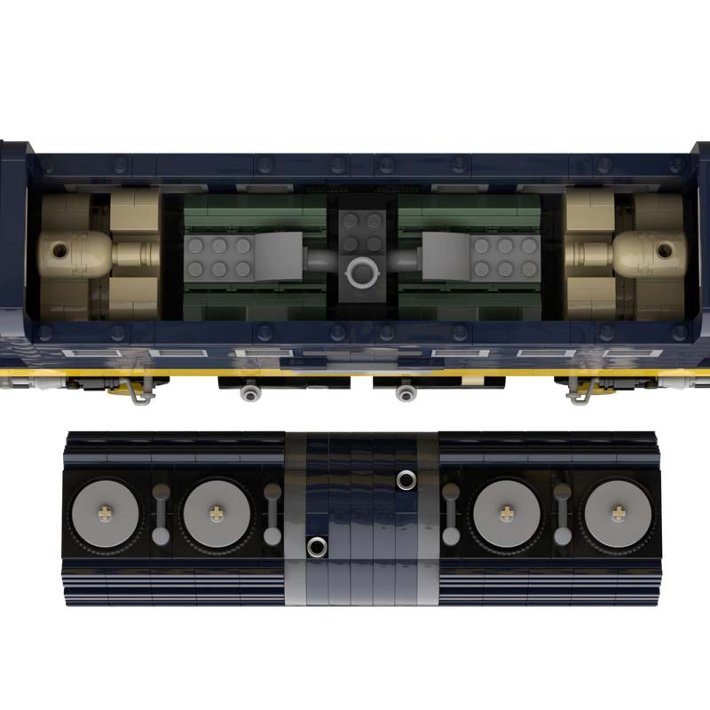 MOC Popular Rail Class 55 Loco - Popular Kids Xmas Toys ulasan dan harga