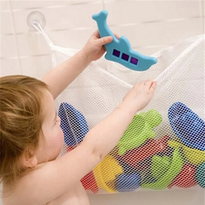 Baby Bathroom Mesh Bath Bag Ki - Kids Storage Toys ulasan dan harga