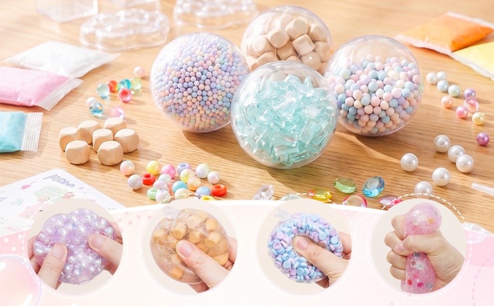 6cm Ball Skins DIY Stress Ball - Slime Making Kit ulasan dan harga