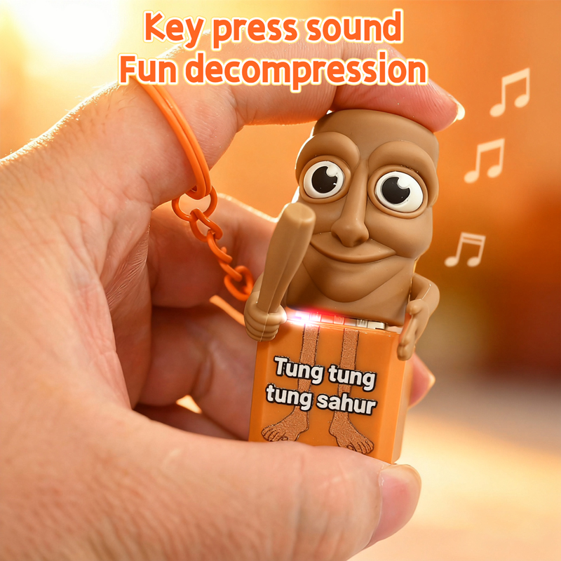 Tung tung tung Sahur Keychain  - Kids Quiet Toys ulasan dan harga