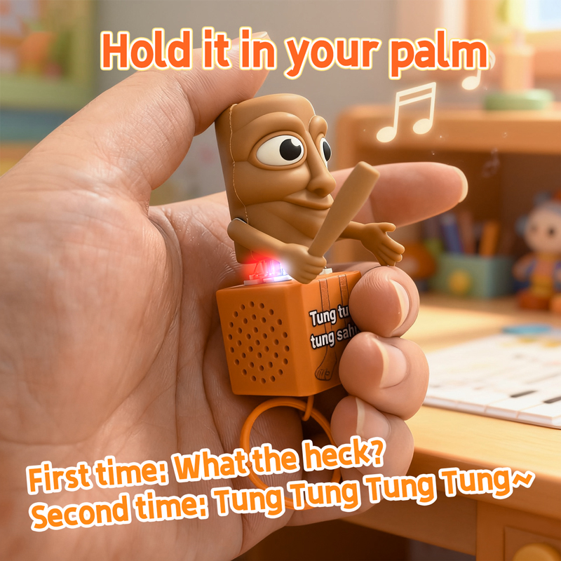 Tung tung tung Sahur Keychain  - Kids Quiet Toys ulasan dan harga