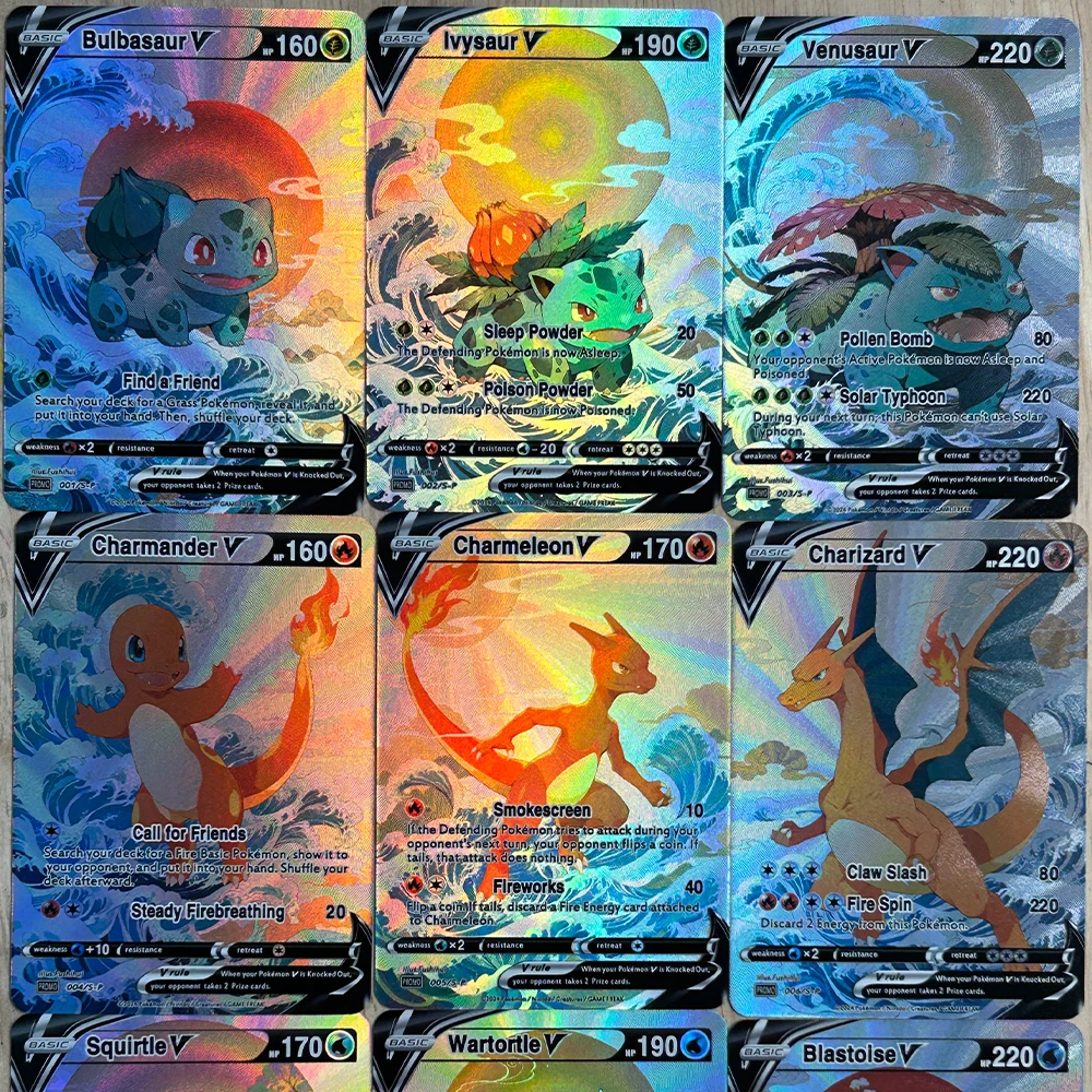 9Pcs/set DIY Anime PTCG Collec - Card Game Kids ulasan dan harga