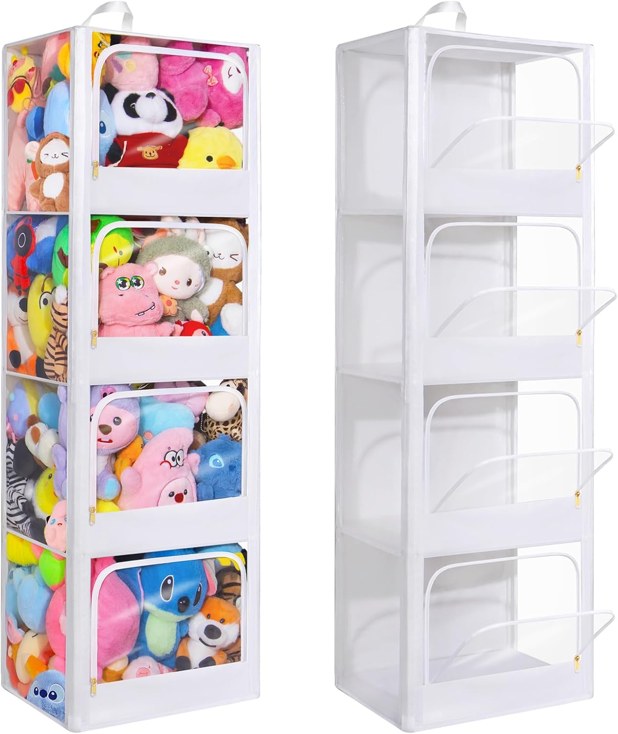 4-Tier Transparent Zipper Dust - Kids Storage Toys ulasan dan harga