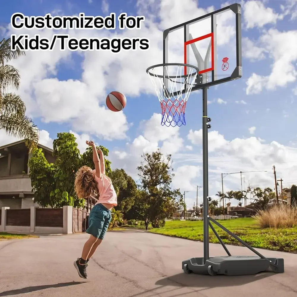 Adjustable Height Portable Bas - Basketball Hoop Kids Indoor ulasan dan harga