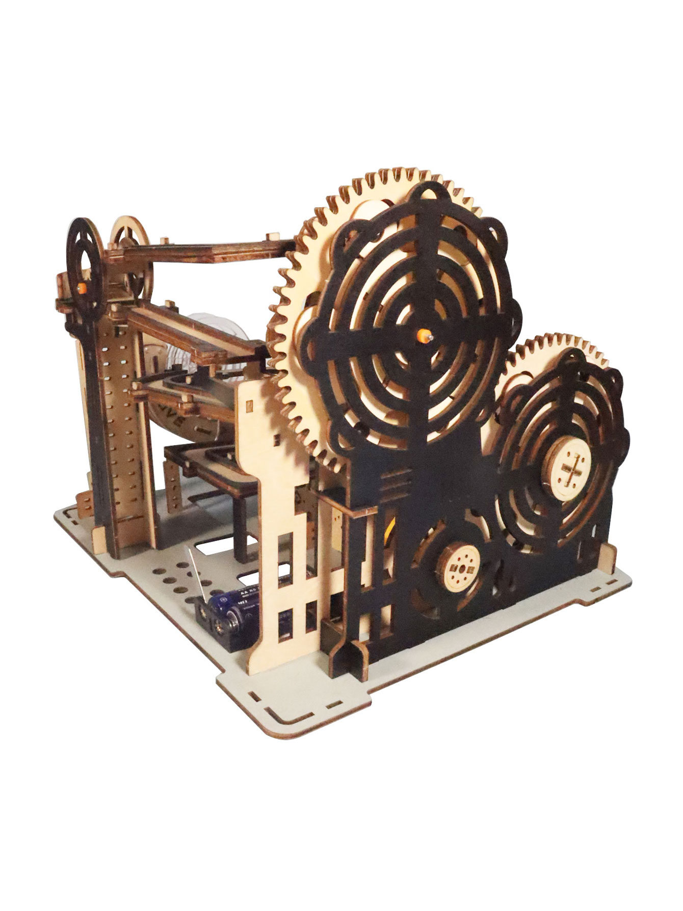 Electric 3D Wooden Puzzles Mar - Marble Run Set ulasan dan harga