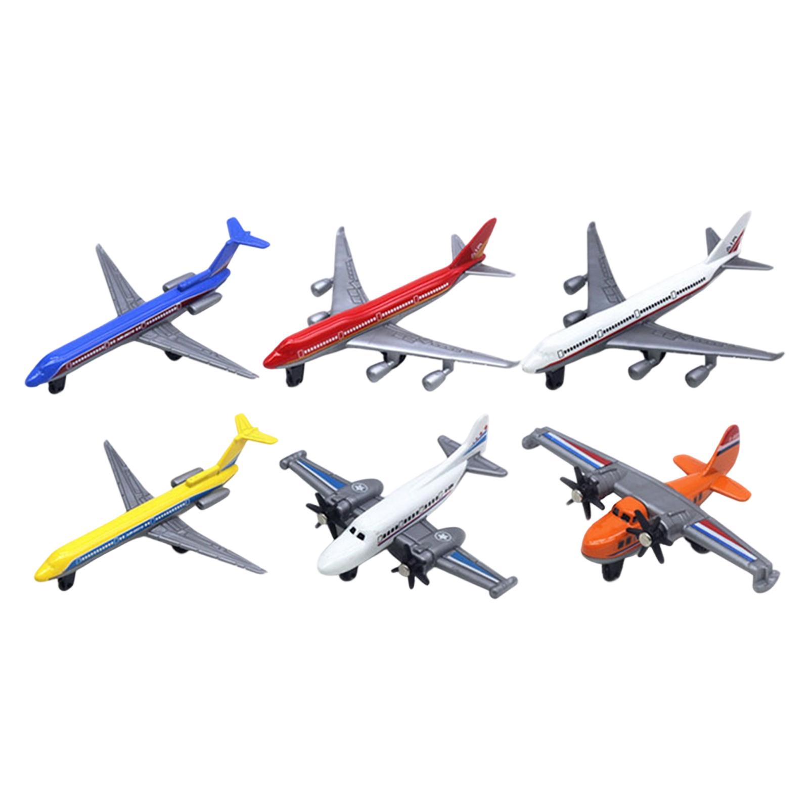 6Pcs Alloy Metal Aircraft Mode - Kids Toys Store ulasan dan harga