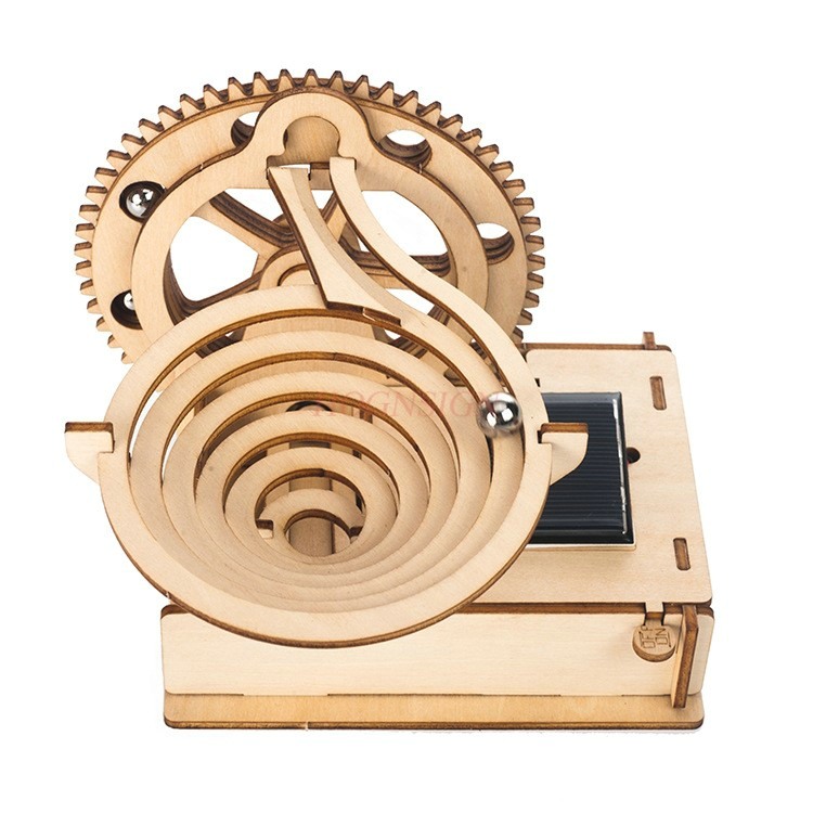 Solar Wooden Marble Run for Ki - Marble Run Set ulasan dan harga