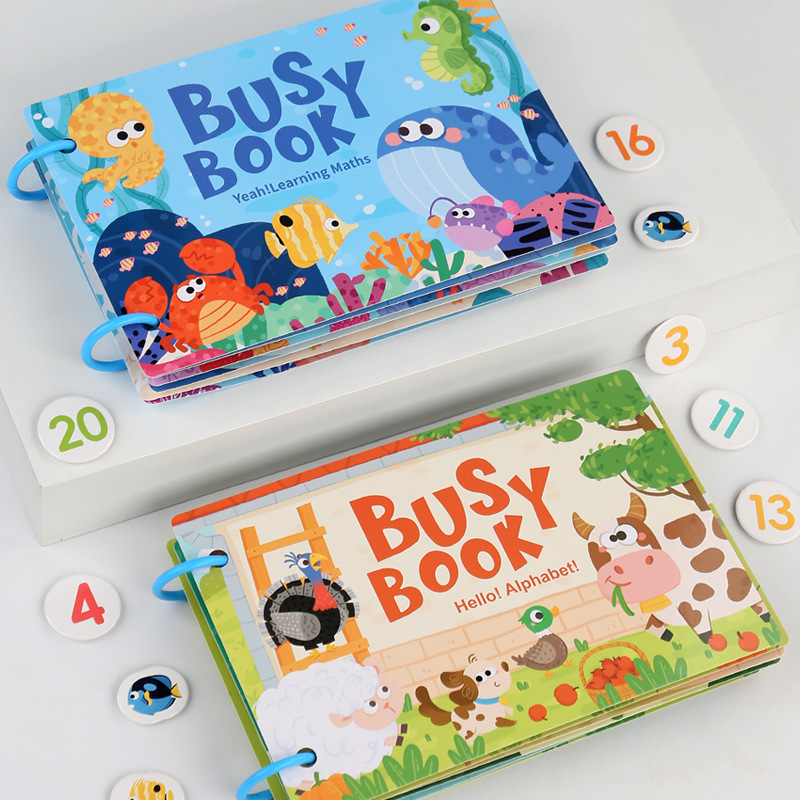 Montessori Baby Busy book My F - Kids Quiet Toys ulasan dan harga
