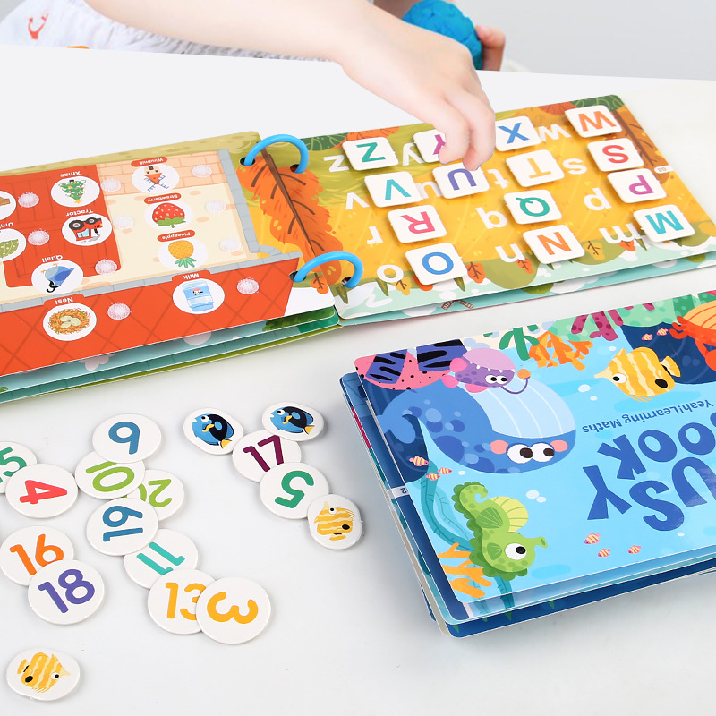 Montessori Baby Busy book My F - Kids Quiet Toys ulasan dan harga