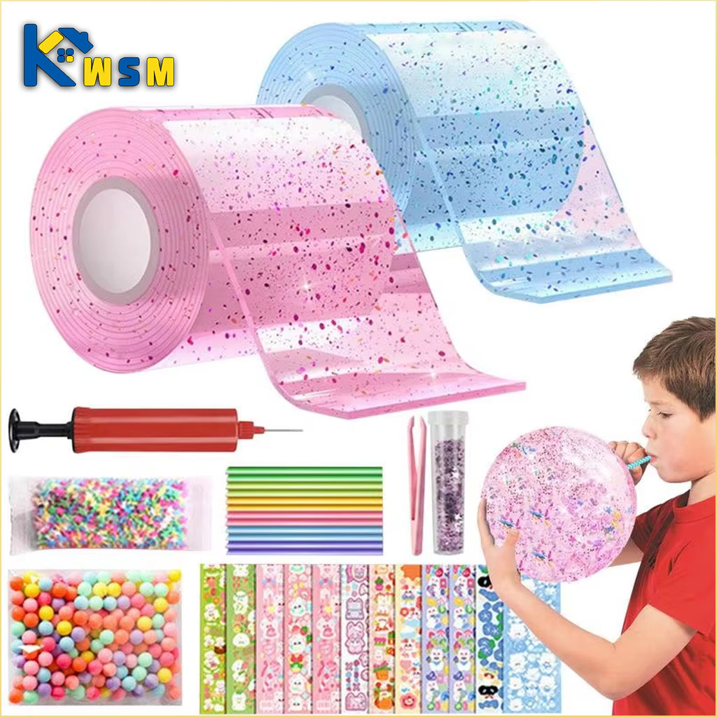 Glitter Nano Glue Set Bubble B - Slime Making Kit ulasan dan harga